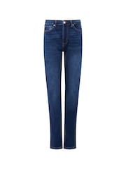 French Connection Blue Stretch Cigarette Full Jeans - Image 4 of 4