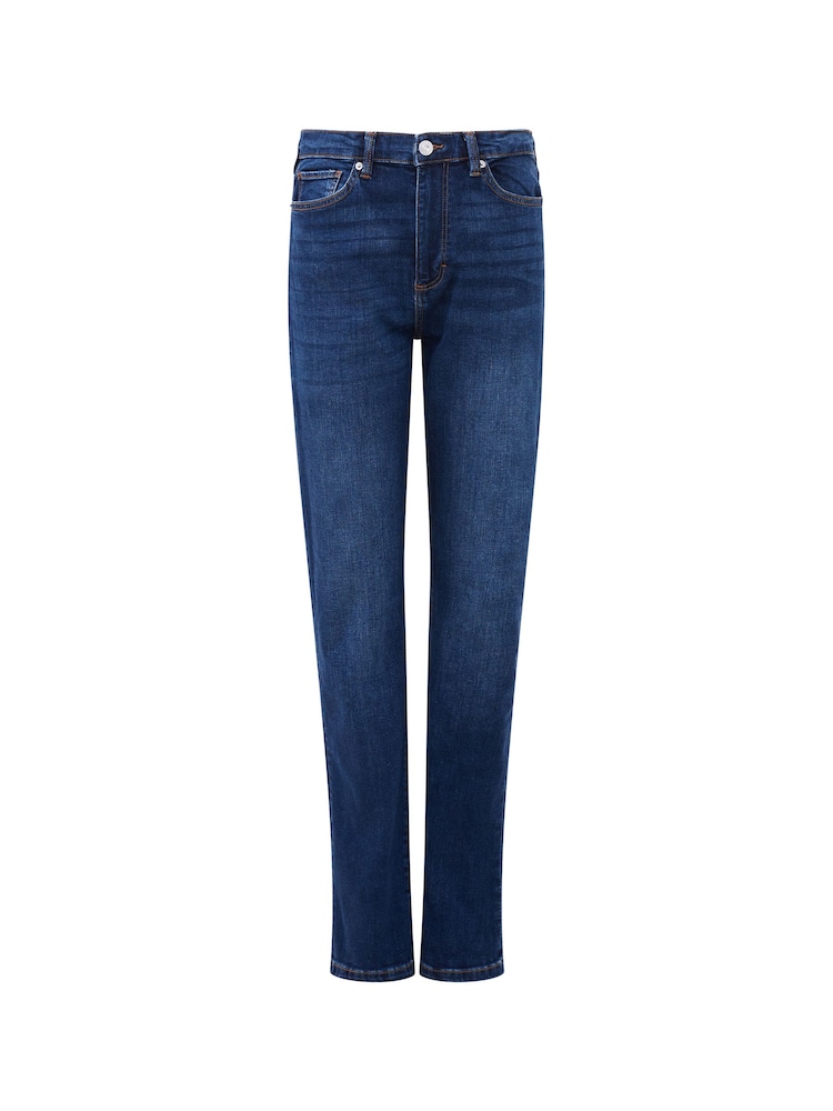 French Connection Blue Stretch Cigarette Full Jeans - Image 4 of 4