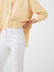 French Connection White Stretch Ankle Jeans - Image 3 of 4