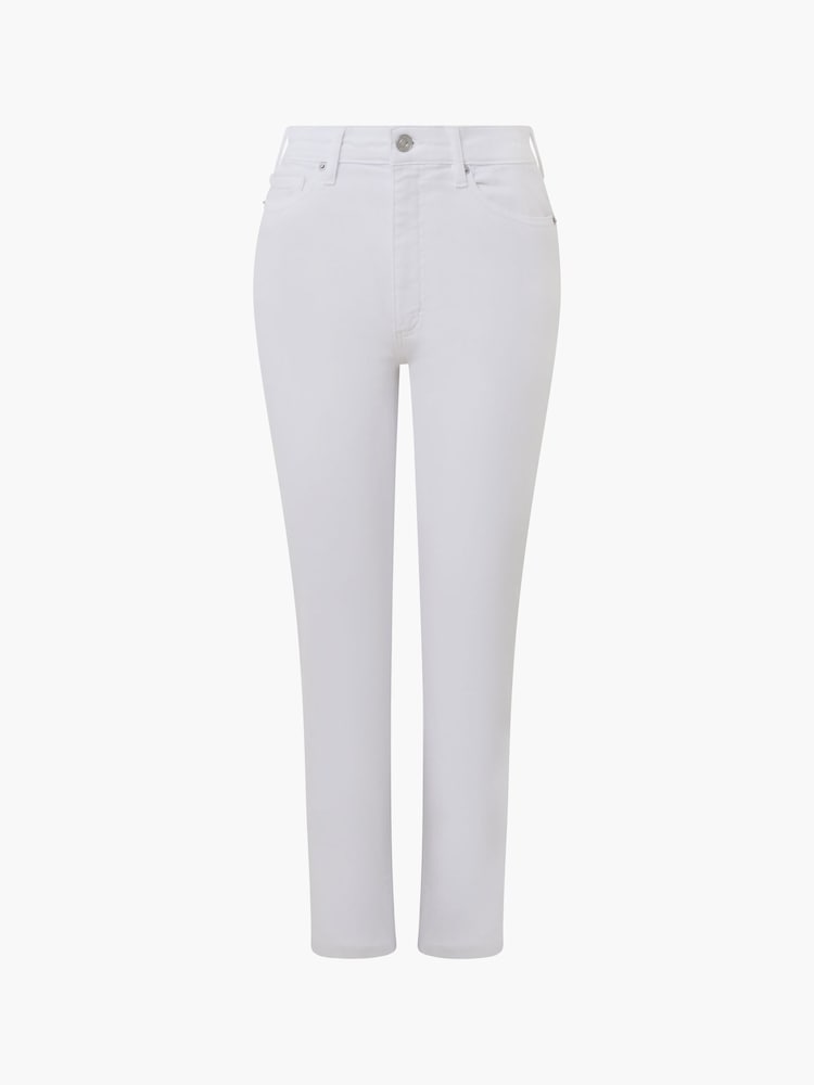 French Connection White Stretch Ankle Jeans - Image 4 of 4