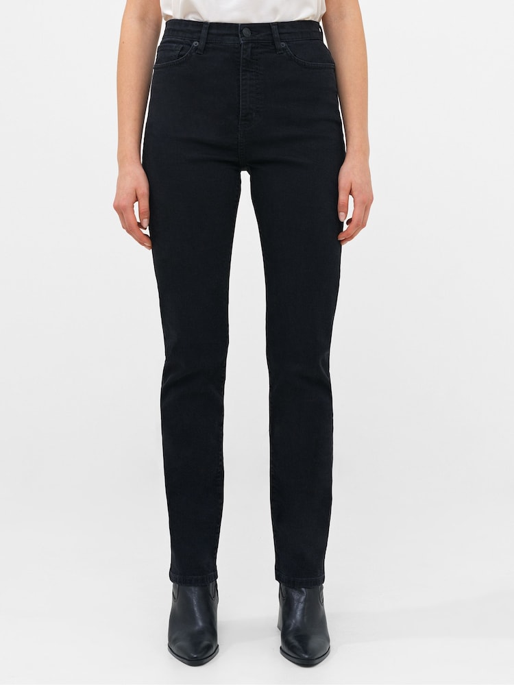 French Connection Black Stretch Cigarette Full Jeans - Image 1 of 4