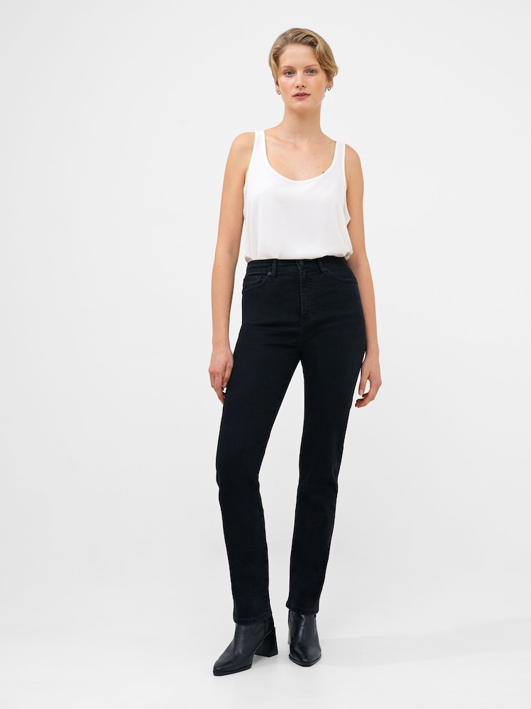 French Connection Black Stretch Cigarette Full Jeans - Image 3 of 4