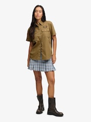 Superdry Brown Short Sleeve Scout Shirt - Image 2 of 6