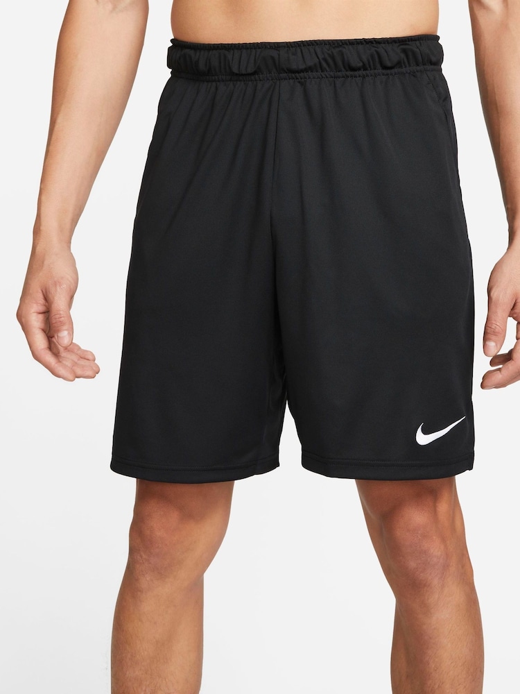 Nike Black Dri-FIT Knit Shorts - Image 1 of 8