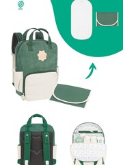 Badabulle Green Safari Changing Backpack - Image 4 of 4