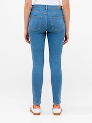 French Connection Blue Soft Stretch Skinny High Rise Jeans - Image 2 of 4