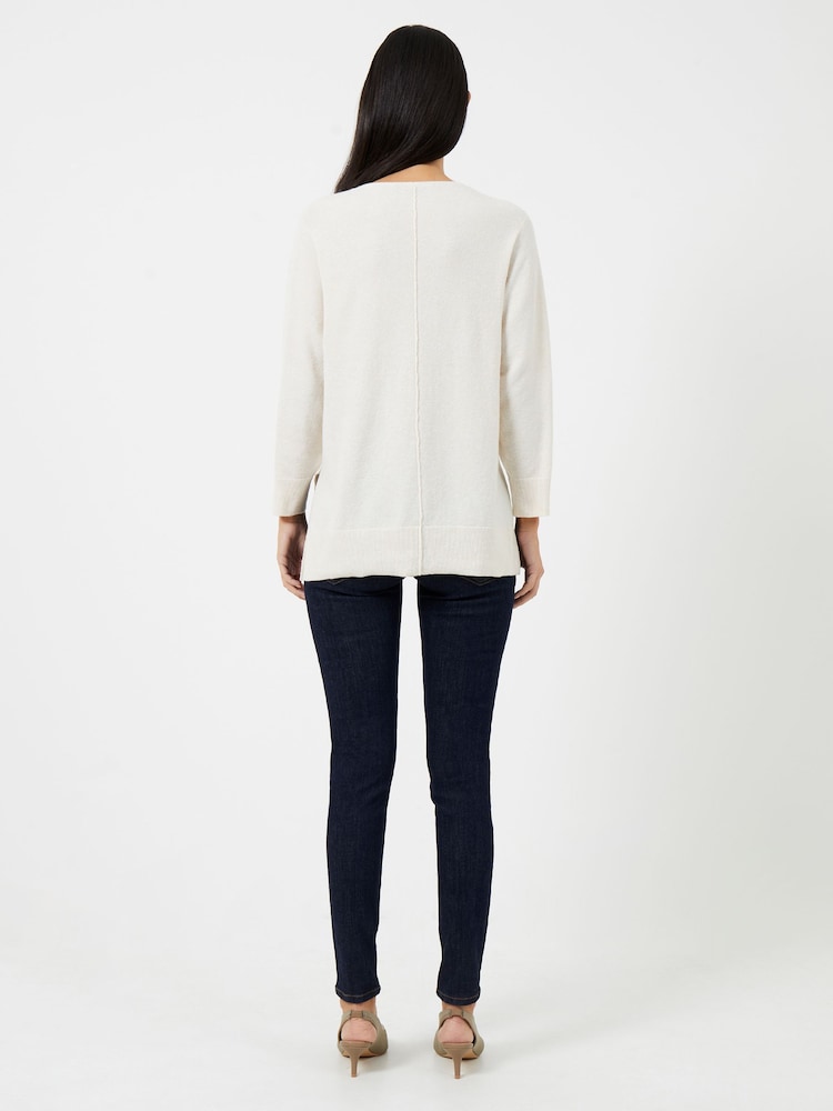 French Connection Cream Jumper - Image 2 of 4