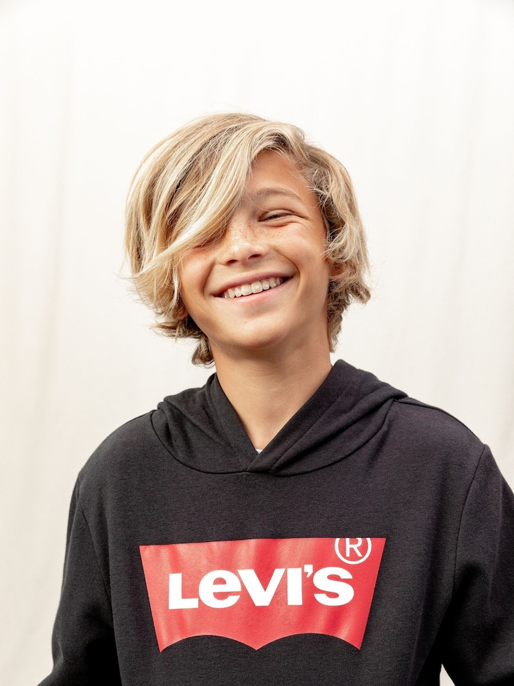 أسود - سترة هودي بشعار بشعار جناح خفاش ‪Levi's®‬ - صورة 2 من 4
