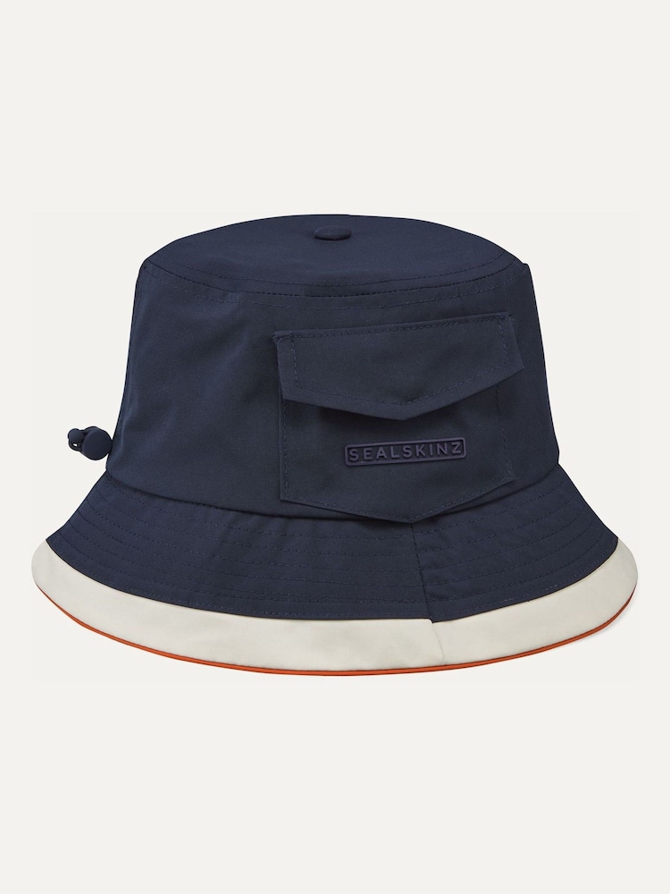 Sealskinz Blue Seething Waterproof Lightweight Bucket Hat - Image 2 of 2