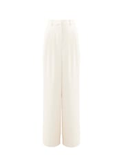 French Connection Cream Harrie Suiting Trousers - Image 4 of 4