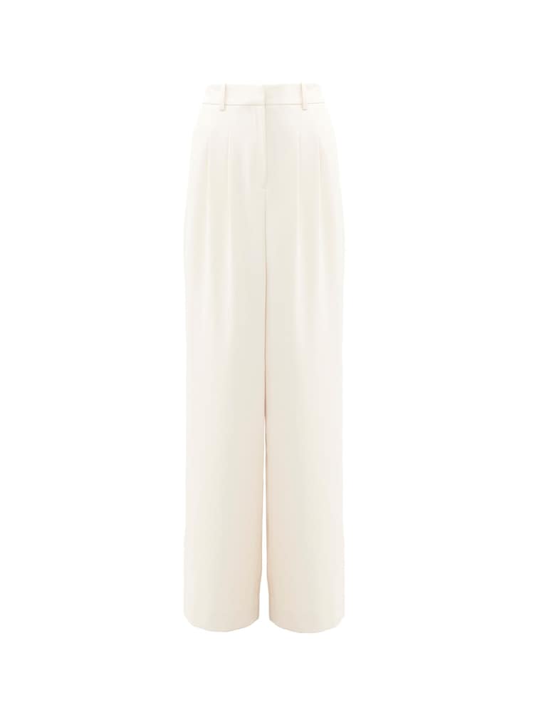 French Connection Cream Harrie Suiting Trousers - Image 4 of 4