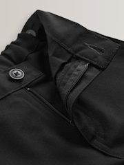 Black Slim Waist School Jean Style Trousers (3-17yrs) - Image 4 of 6