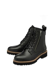 Lotus Black Ankle Boots - Image 3 of 4