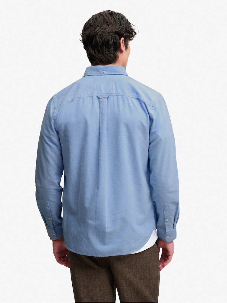 Azul claro - Camisa de manga larga Oxford preppy de Superdry - Imagen 2 de 6 Azul claro - Camisa de manga larga Oxford preppy de Superdry - Imagen 2 de 6