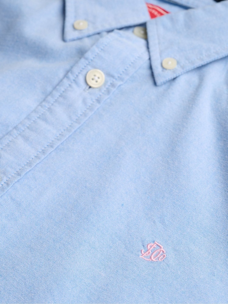 Azul claro - Camisa de manga larga Oxford preppy de Superdry - Imagen 6 de 6 Azul claro - Camisa de manga larga Oxford preppy de Superdry - Imagen 6 de 6