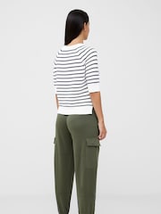 French Connection White 100% Cotton Jumper - Image 2 of 4