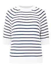 French Connection White 100% Cotton Jumper - Image 4 of 4