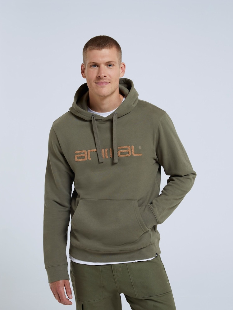 Animal Green Rocky Mens Hoodie - Image 2 of 10