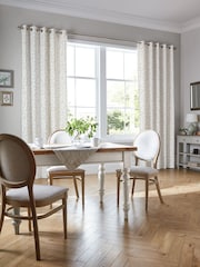 Laura Ashley Dove Grey Aria Made to Measure 100% Cotton Curtains - Image 2 of 9