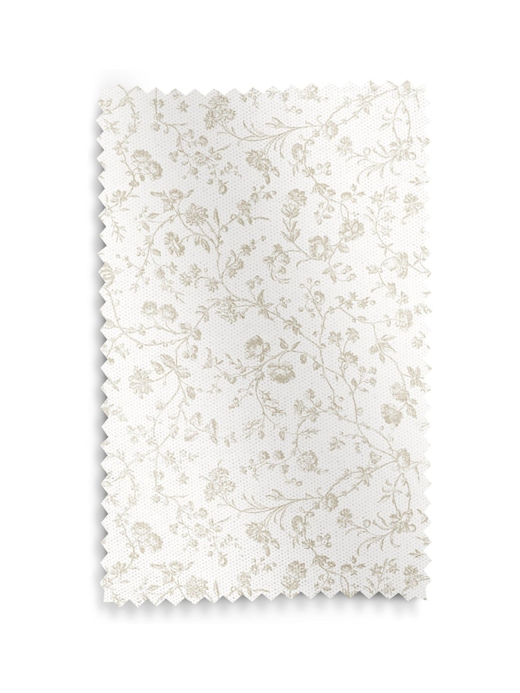 Laura Ashley Dove Grey Aria Made to Measure 100% Cotton Curtains - Image 9 of 9