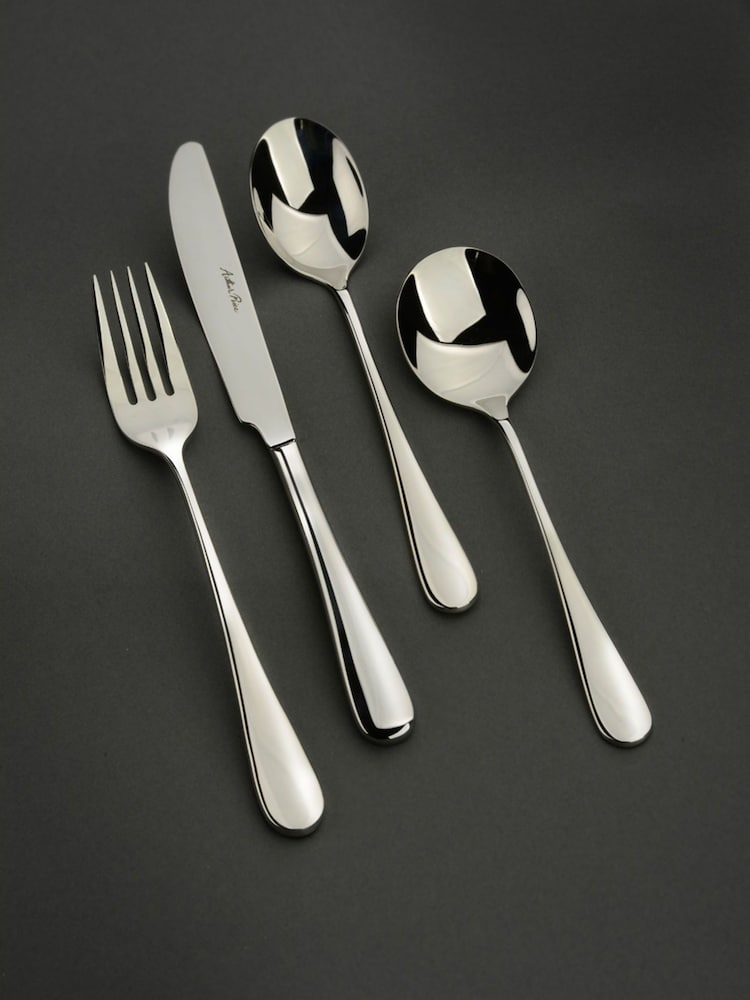Arthur Price Stainless Steel Camelot 58 Piece 8 Person Cutlery Set - Image 1 of 5 Arthur Price Stainless Steel Camelot 58 Piece 8 Person Cutlery Set - Image 1 of 5