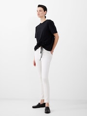 French Connection White Soft Stretch High Rise Skinny Trousers - Image 1 of 4