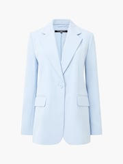 French Connection Blue Harrie Suiting Single Breasted Jacket - Image 4 of 4