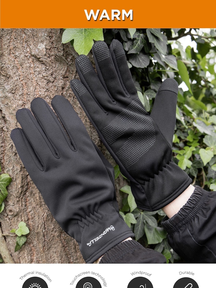 Totes Black Ladies Manzella Warmest Gloves - Image 4 of 4