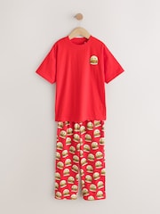 All Over Snacks Short Sleeve Jogger Pyjamas 3 Pack (3-16yrs) - Image 6 of 11