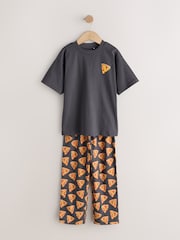 All Over Snacks Short Sleeve Jogger Pyjamas 3 Pack (3-16yrs) - Image 9 of 11
