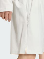 adidas Originals White Tech Trefoil Essentials Polyester Shorts - Image 5 of 7