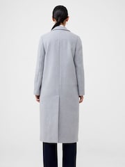 French Connection Grey Fawn Felt Coat - Image 3 of 4
