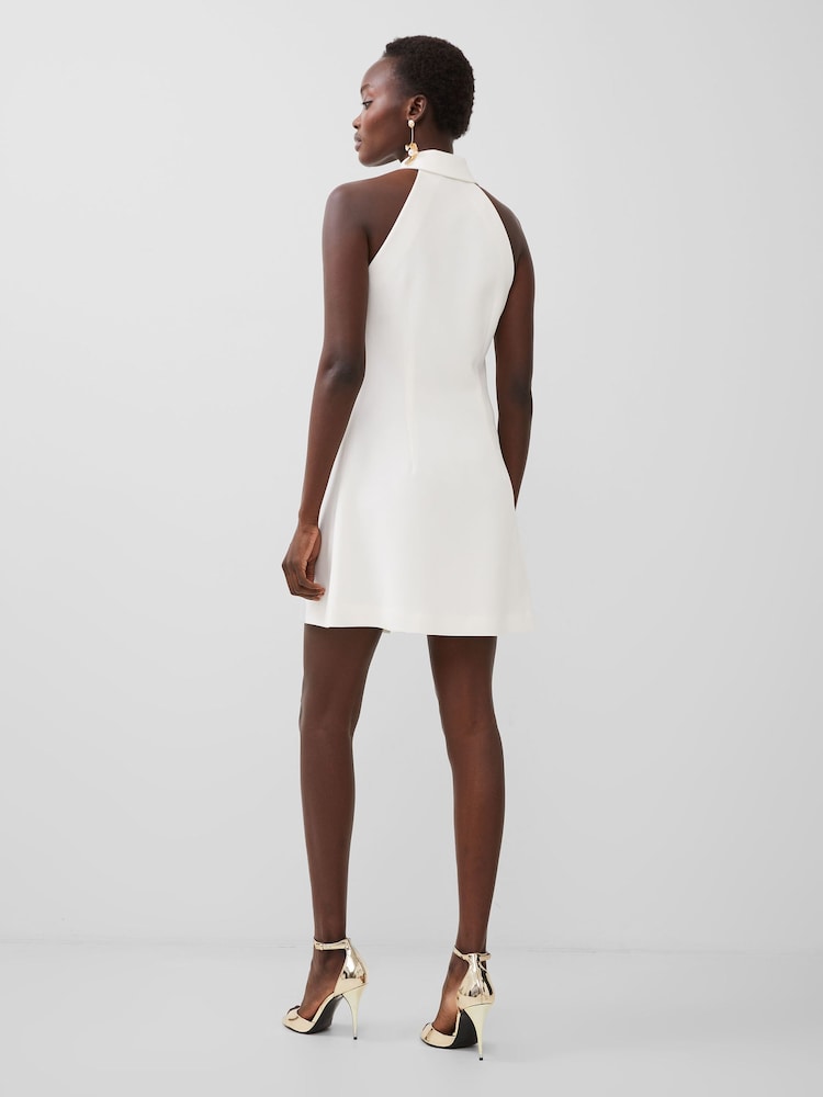 French Connection White Whisper Halter Blazer Dress - Image 2 of 4
