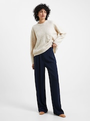 French Connection Blue Harrie Suiting Trousers - Image 1 of 4