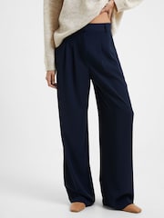 French Connection Blue Harrie Suiting Trousers - Image 3 of 4