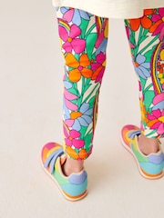 Little Bird by Jools Oliver Pink Happy 100% Cotton T-Shirt and Leggings Set - Image 8 of 13