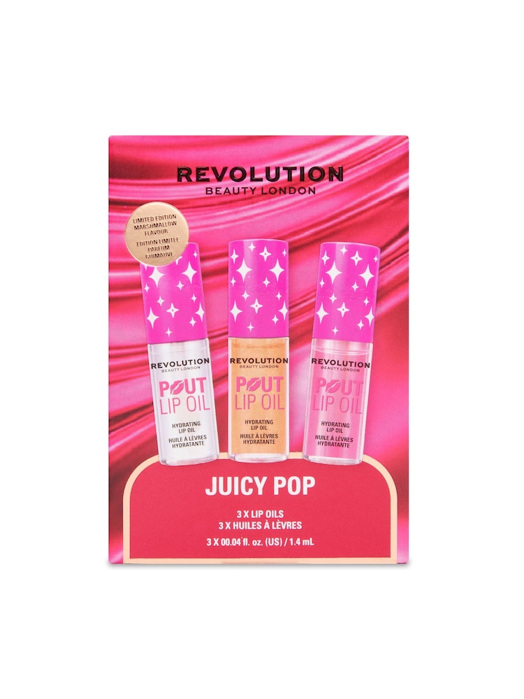 Revolution Juicy Pop Lip Trio - Image 1 of 4 Revolution Juicy Pop Lip Trio - Image 1 of 4