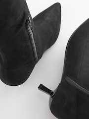 Black Forever Comfort® Knee High Stretch Sock Heel Boots - Image 7 of 7