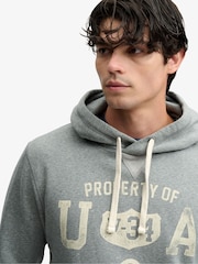 Grå - Superdry Athletic Essentials-hettegenser - Bilde 4 av 4