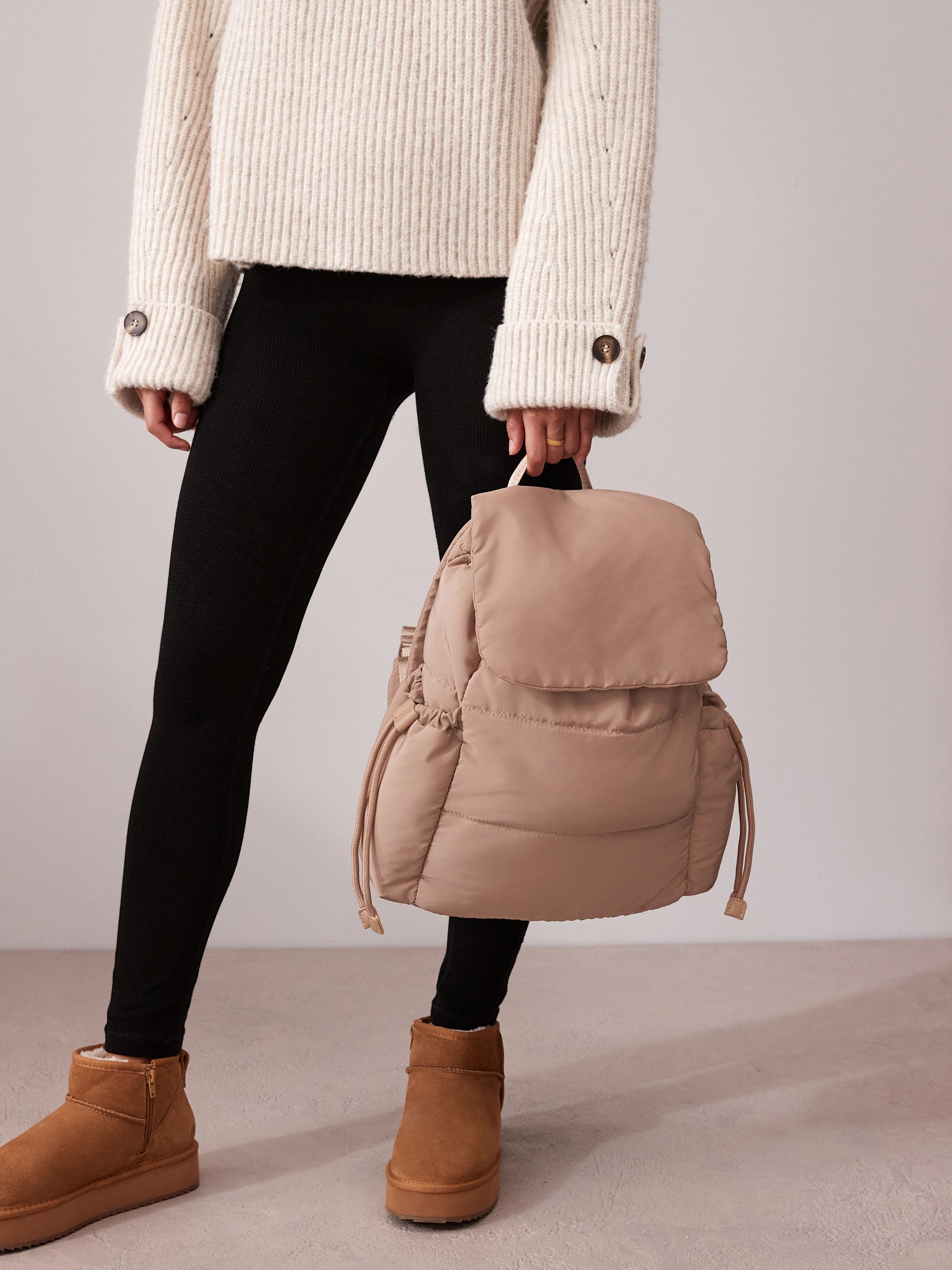 バックパック・リュック JILLSTUART [ESTELLA] nylon chain backpack 4BNY428 さらに100円引き◇JILLSTUART◇Estella nylon chain backpack