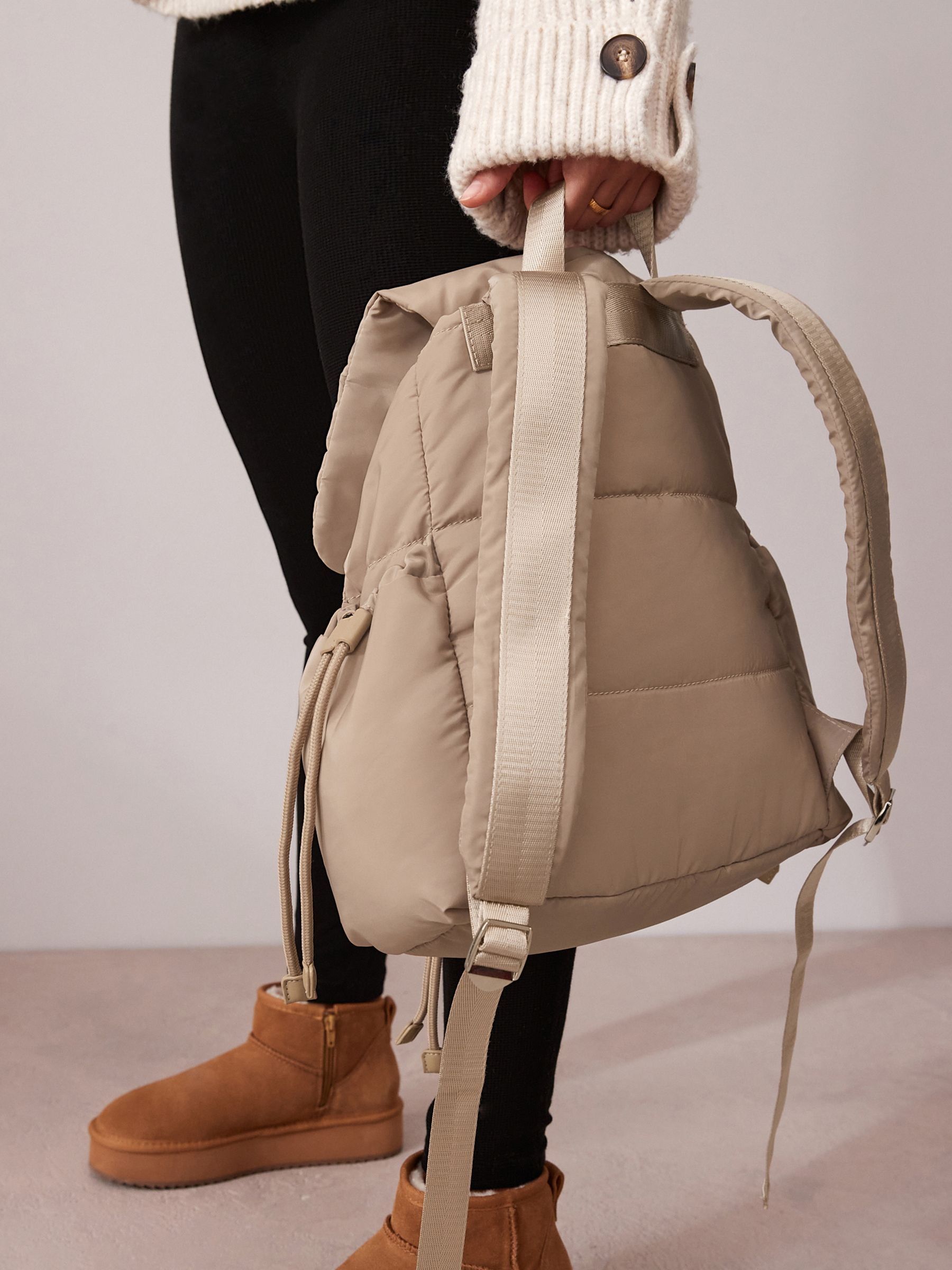 Buy Neutral Nylon Backpack from Next Luxembourg