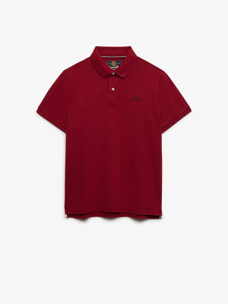 Rojo - Polo de piqué clásico de Superdry - Imagen 5 de 5