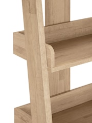 Light Bronx Oak Effect Ladder Shelf - Image 10 of 10