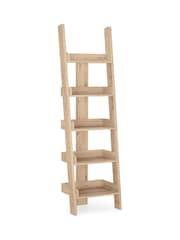 Light Bronx Oak Effect Ladder Shelf - Image 8 of 10