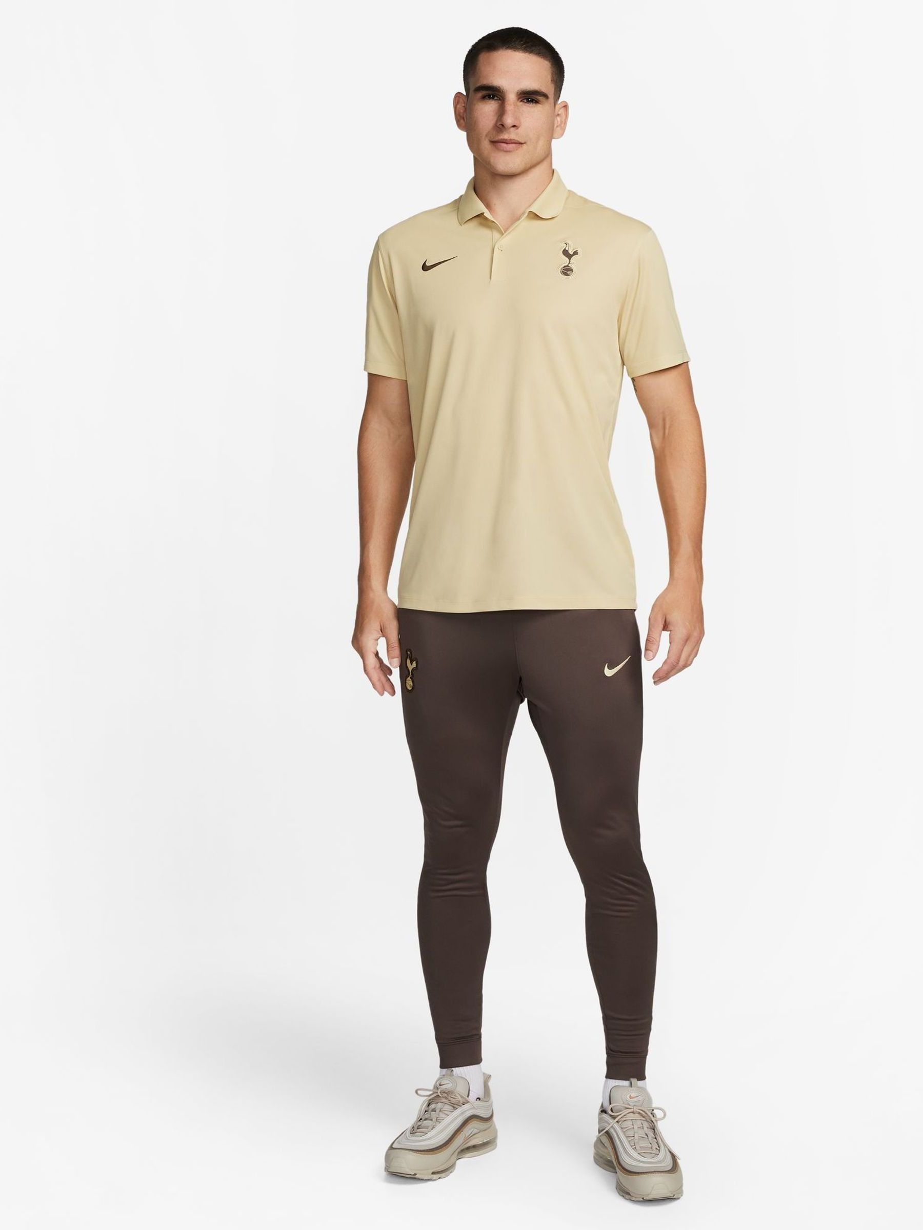 Nike Yellow Tottenham Hotspur FC Victory Dri-FIT Football Polo Shirt - Image 1 of 6