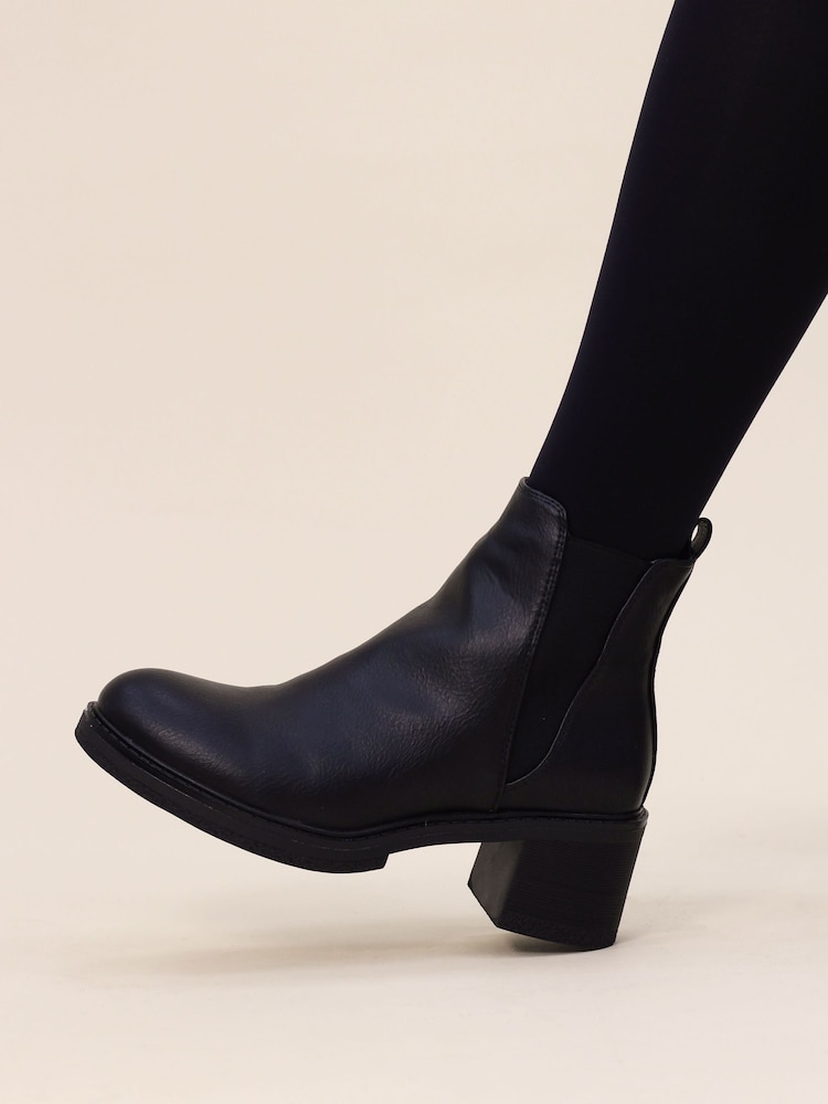 Lunar Ophelia Block Heel Ankle Boots - Image 1 of 8