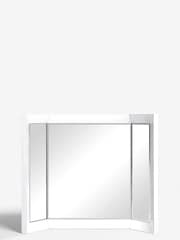 White Sloane Collection Luxe Dressing Table Mirror - Image 1 of 3