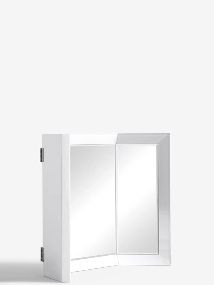 White Sloane Collection Luxe Dressing Table Mirror - Image 2 of 3