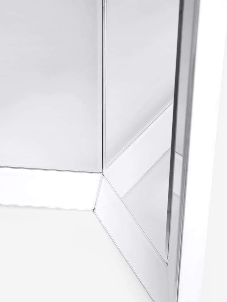 White Sloane Collection Luxe Dressing Table Mirror - Image 3 of 3