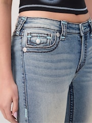 True Religion Blue Becca Mid Rise Bootcut Super T Jeans - Image 5 of 6